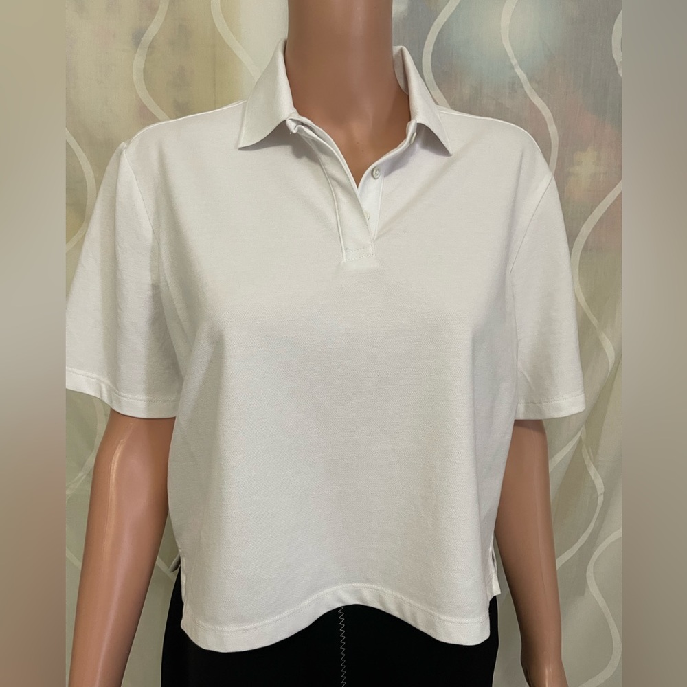 White CALIA mini polo shirt